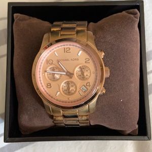 Michael Kors rose gold watch